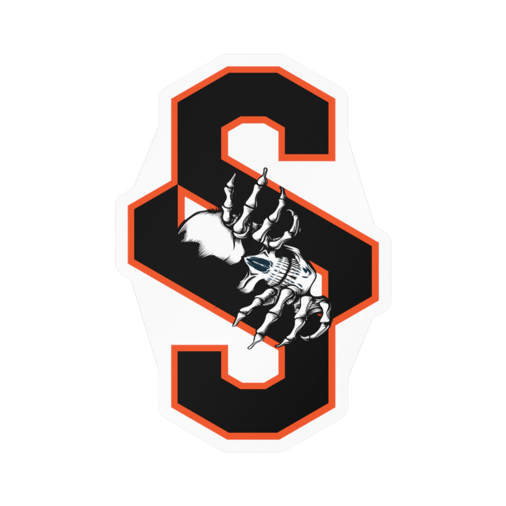 Copy of Skull 'S' Kiss-Cut Vinyl Decal — Gothic Letter Sticker for Laptops, Cars & Windows