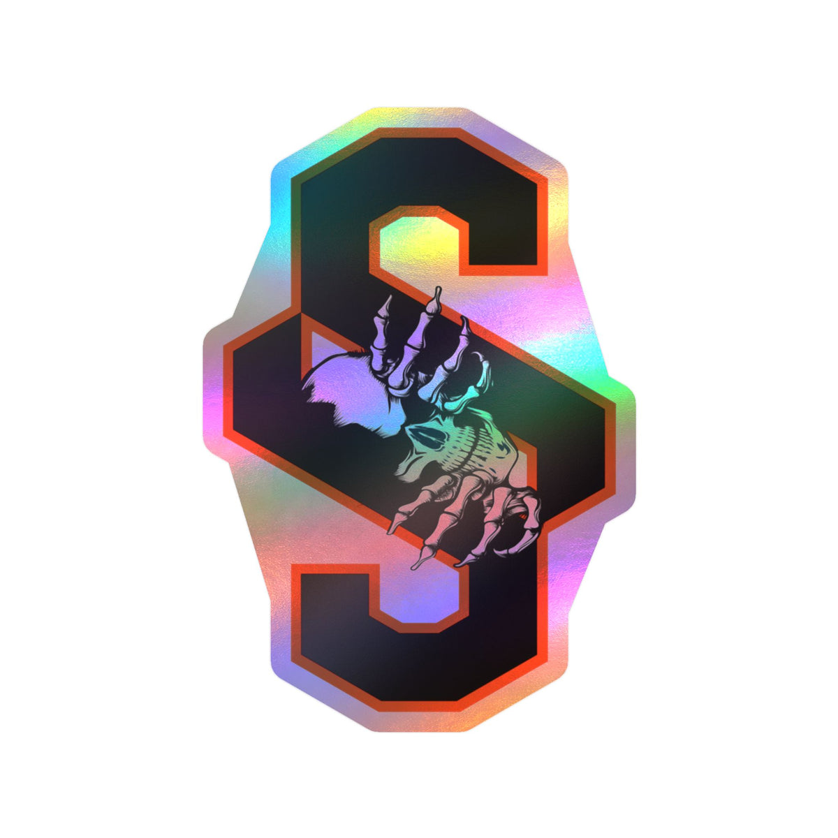Copy of Skull 'S' Kiss-Cut Vinyl Decal — Gothic Letter Sticker for Laptops, Cars & Windows