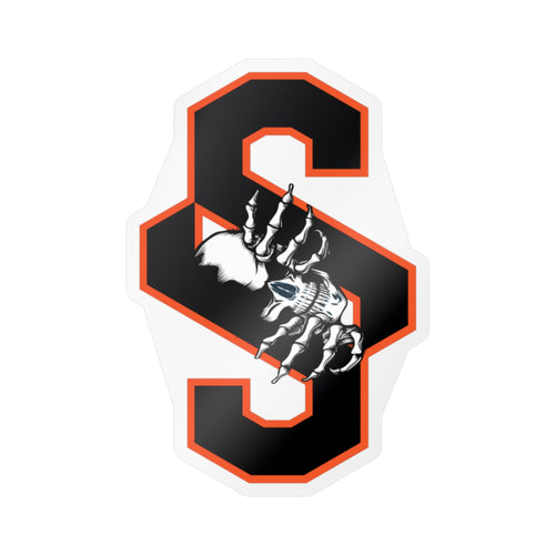 Copy of Skull 'S' Kiss-Cut Vinyl Decal — Gothic Letter Sticker for Laptops, Cars & Windows